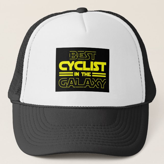 Best Cyclist In The Galaxy Trucker Hat (Front)