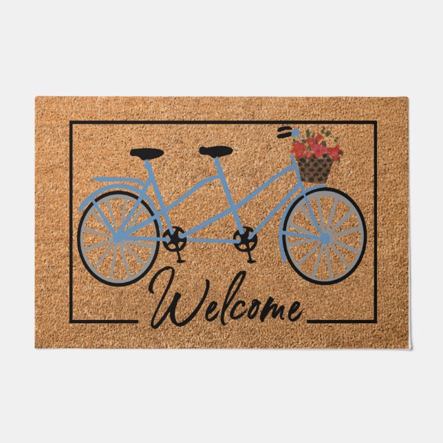 Best Cyclist Welcome Doormat, Cycling Doormat (Front)