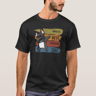 Best Dabbing French Bulldog Dad Dab For Kids Men T-Shirt