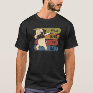 Best Dabbing Pug Dad Dab For Kids Men T-Shirt