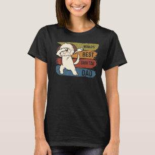 Best Dabbing Shih Tzu Dad Dab For Kids Men T-Shirt