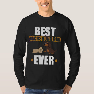 Best Dachshund Dad Ever Cute Dog T-Shirt