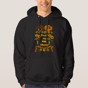 Best Dachshund Fan Funny Wiener Dog Vibe Check Hoodie