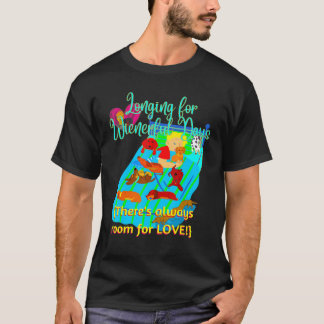 BEST DACHSHUND  FUNNY WIENER DOG ALWAYS ROOM FOR L T-Shirt