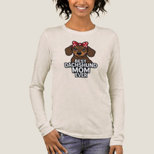 Best Dachshund Mum  Tri-Blend Shirt