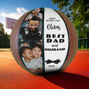 Best Dad and Husband Black Tie Elegant   Basketball