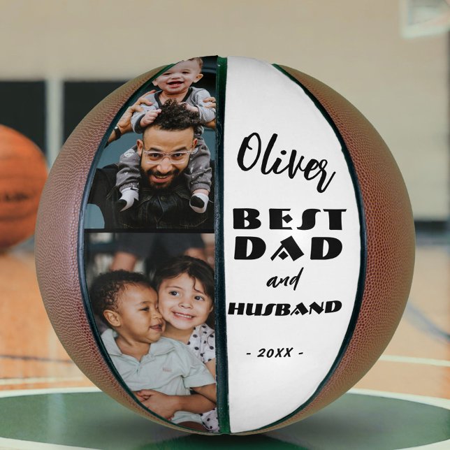 Best Dad and Husband Father 2 Photos Basketball (Creator Uploaded)