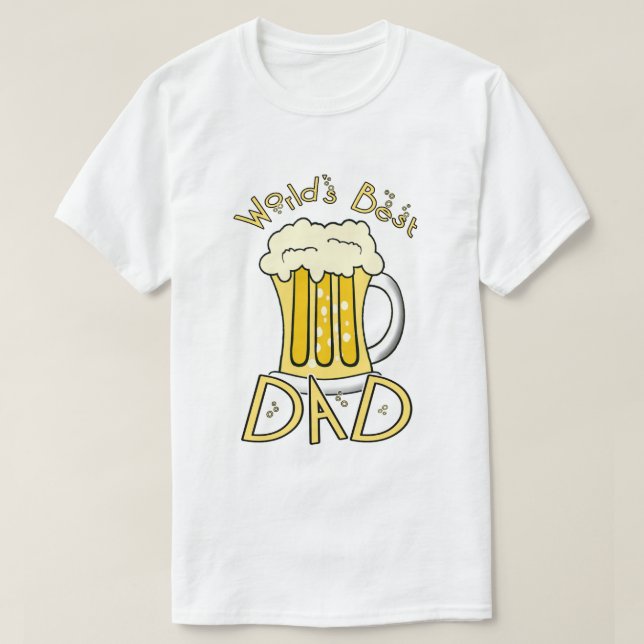 Best Dad Beer T-Shirt (Design Front)