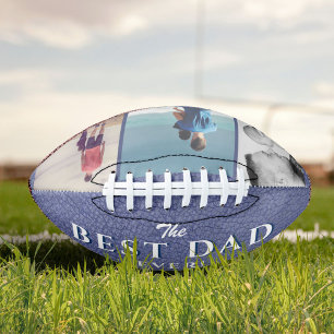 Best Dad Blue Leather Father`s Day 3 Photos Football