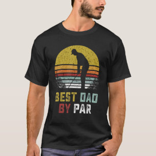 Best Dad By Golf Vintage T-Shirt