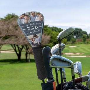 Best Dad By Par 3 Photo Golf Head Cover