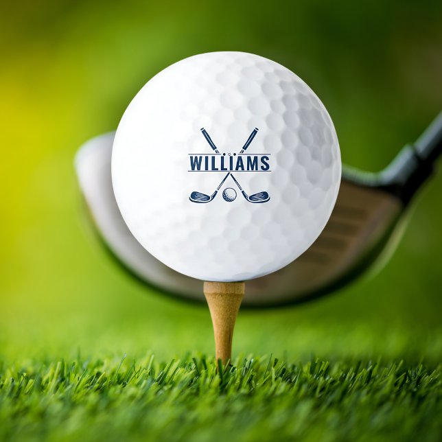 BEST DAD BY PAR Blue Keepsake  Golf Balls (Creator Uploaded)