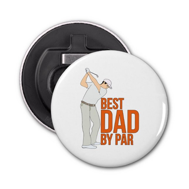 Best Dad By Par Bottle Opener (Front)