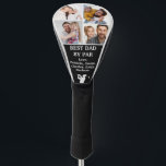 Best Dad by Par Custom 4 Photo Father's day  Golf Golf Head Cover<br><div class="desc">Surprise Dad with the ultimate golf gift! This personalised golf club headcover is the perfect way to show appreciation to the golf-loving father in your life. Featuring the heartfelt phrase "Best Dad by Par" and customisable with your favourite photos and a loving message, it's more than a golf accessory —...</div>