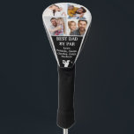 Best Dad by Par Custom 4 Photo Father's day  Golf Golf Head Cover<br><div class="desc">Surprise Dad with the ultimate golf gift! This personalised golf club headcover is the perfect way to show appreciation to the golf-loving father in your life. Featuring the heartfelt phrase "Best Dad by Par" and customisable with your favourite photos and a loving message, it's more than a golf accessory —...</div>