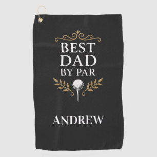 Best Dad by Par Custom Golf Towel