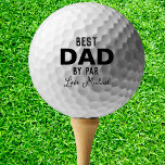 Best Dad By Par Custom Name Father's Day  Golf Balls<br><div class="desc">Best Dad By Par Father's Day Golf Balls. Personalise the name as desired. Choose the brand of the golf balls and pack size from the options menu.</div>