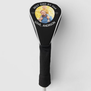 Best Dad By Par Custom Name Photo Father's Day  Golf Head Cover