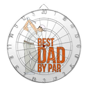 Best Dad By Par Dartboard