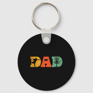 Best Dad By Par Disc Golf Dad Flying Disc Golfers Key Ring
