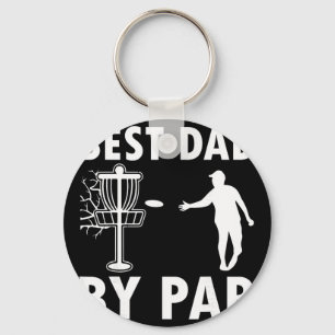 Best Dad By Par Disc Golf Key Ring