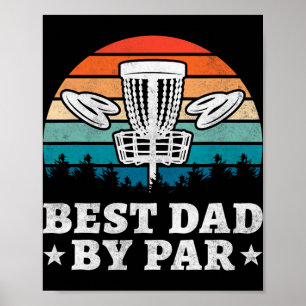 Best Dad By Par, Disc Golf Poster