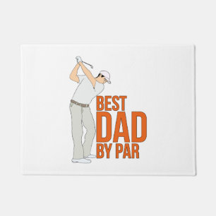 Best Dad By Par Doormat