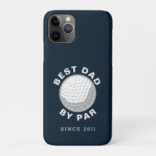 Best Dad By Par Fathers Day Custom Year Case-Mate iPhone Case
