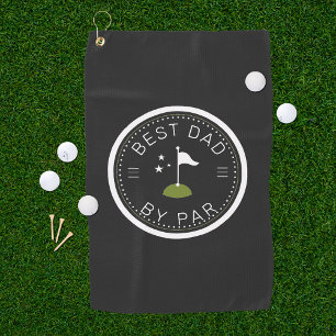 Best Dad By Par   Father's Day Gift Golf Towel