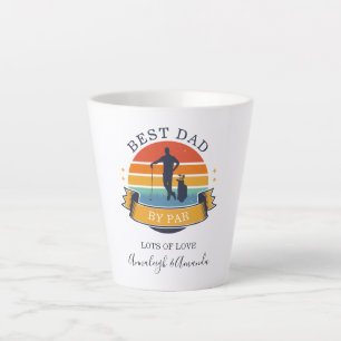 Best Dad By Par Fathers Day Golf From Daughters Latte Mug