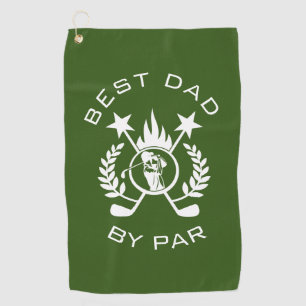 Best Dad by Par Father's Gift  Golf Towel