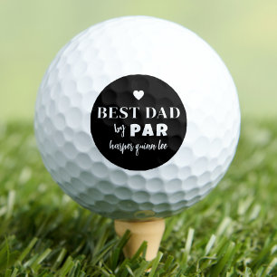 Best Dad By Par Golf Balls