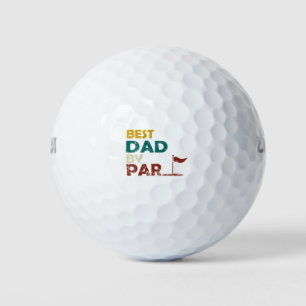 Best Dad By Par Golf Balls