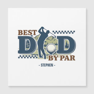 Best Dad By Par – Golf Dad Silhouette Design