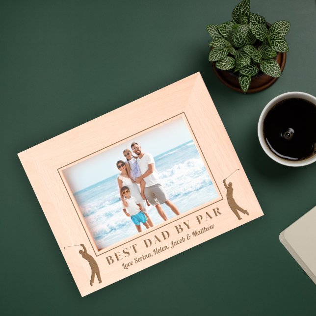 best dad by par golf etched frames (Creator Uploaded)