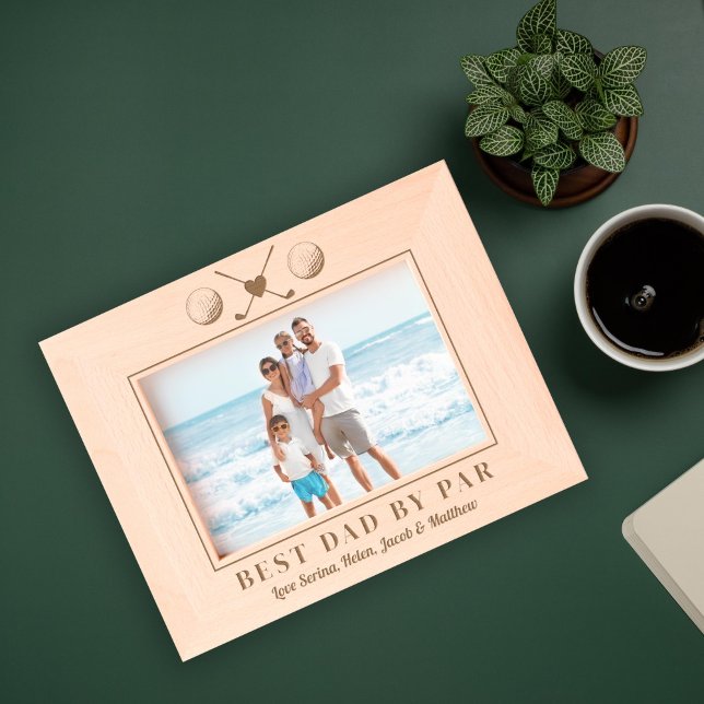 best dad by par golf etched frames (Creator Uploaded)
