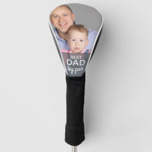 Best Dad by Par Golf Quote Design Head Cover