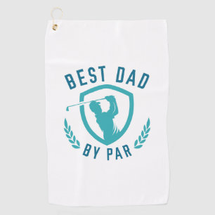Best Dad By Par Golf Towel