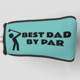 BEST DAD BY PAR GOLFER ICON PUTTER GOLF HEAD COVER