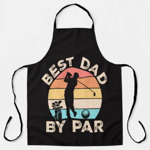 Best Dad By Par Golfing Apron