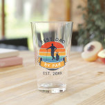 Best Dad By Par Golfing Fathers Day Sport Custom Glass<br><div class="desc">Retro Best Dad By Par design you can customise for dad, stepfather, grandpa or any golf enthusiast who's also a dad. Perfect gift for the best father, step daddy or grandfather ever who loves club sports or golfing The text "BEST DAD BY PAR" can be customised with any dad moniker...</div>