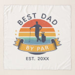 Best Dad By Par Golfing Fathers Day Sport Custom Scarf<br><div class="desc">Retro Best Dad By Par design you can customise for dad, stepfather, grandpa or any golf enthusiast who's also a dad. Perfect gift for the best father, step daddy or grandfather ever who loves club sports or golfing. The text "BEST DAD BY PAR" can be customised with any dad moniker...</div>