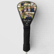 Best Dad by Par Grid Photo Collage Gift For Father