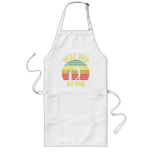 Best Dad By Par Long Apron