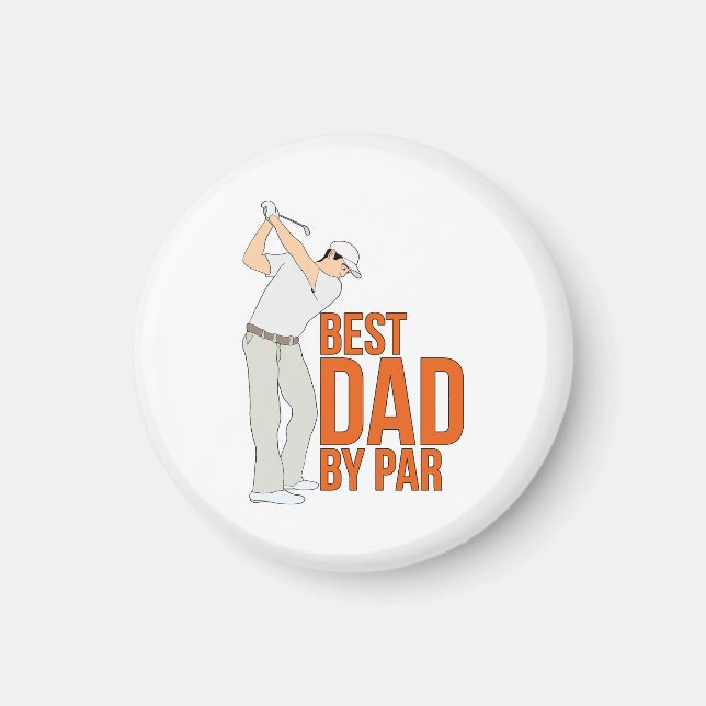 Best Dad By Par Magnet (Front)