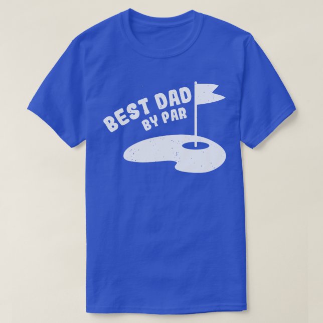 Best Dad By Par Minimal  T-Shirt (Design Front)