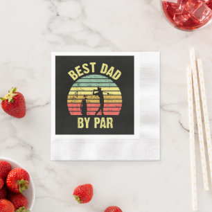 Best Dad By Par Napkin