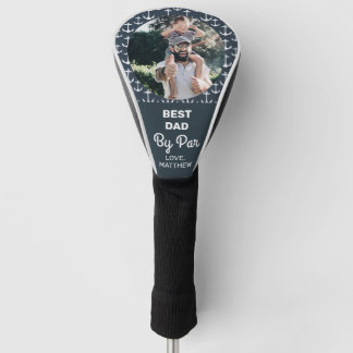 Best Dad By Par Nautical Blue Boat Anchor Funny Golf Head Cover
