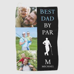 Best Dad by Par Personalized Golf Towel