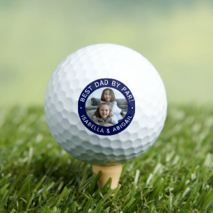 Best Dad By Par Photo Golf Balls